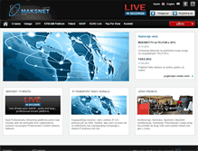 Tablet Screenshot of maksnet.tv